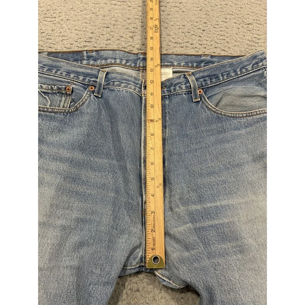 Levis 501XX Jeans Mens 40x30 Blue Straight Leg Denim Light Wash Button Fly VTG